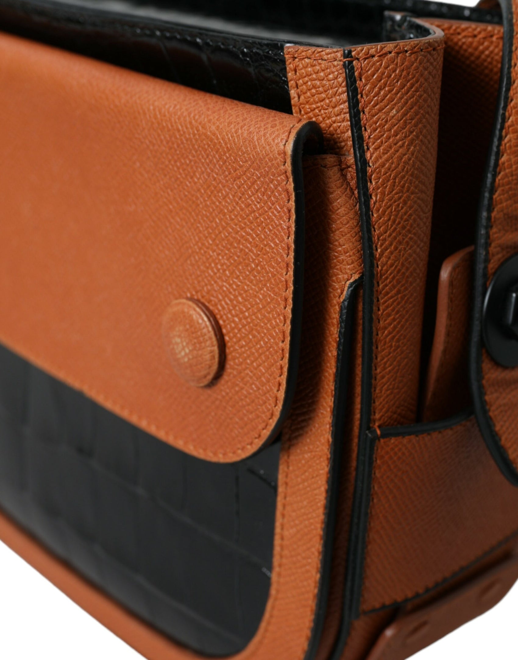 Elegante borsa per macchina fotografica in pelle di coccodrillo