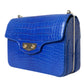 Chic Alligator Skin Chain Shoulder Bag