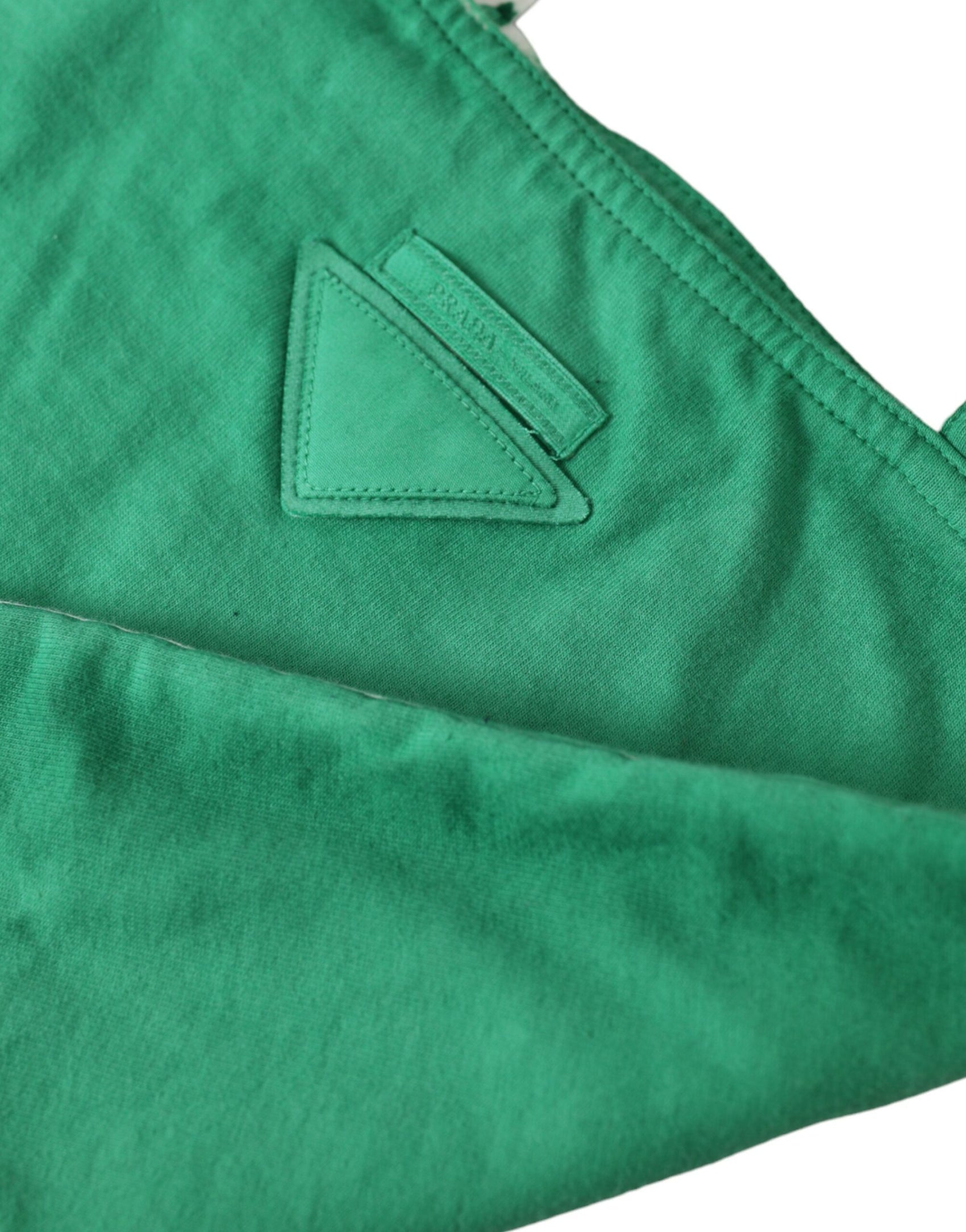 Elegante borsa tote in tessuto verde