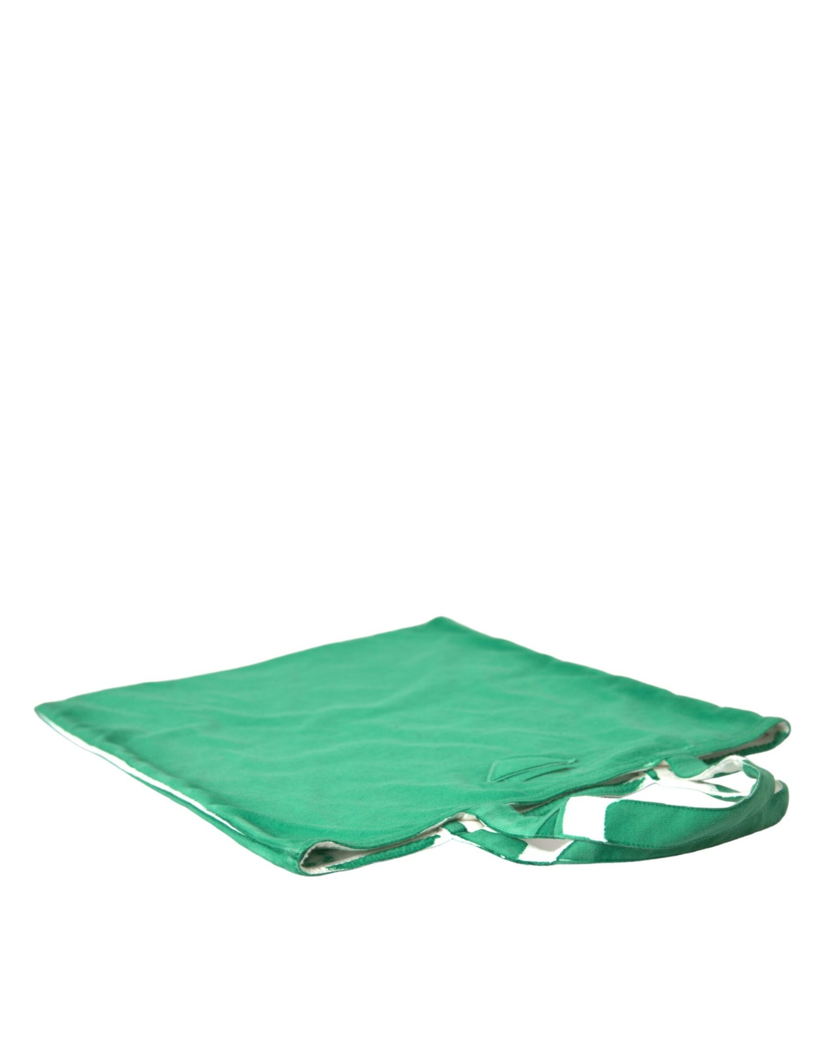 Elegante borsa tote in tessuto verde