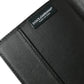 Black Exotic Skin Leather Long Bifold Passport Holder