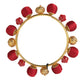 Braccialetto RUNWAY Sicilia Natale Roses in Ottone Oro Rosso