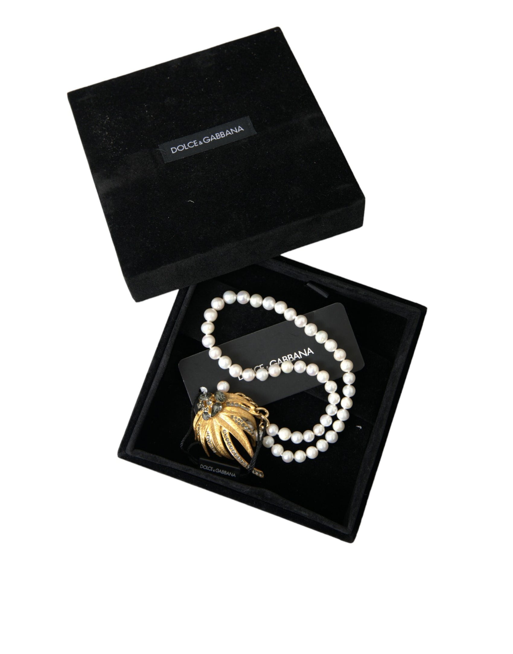 Collana con ciondolo a forma di albero di perle di cristallo in ottone dorato