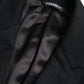 Black Single Breasted Trench Coat Jacket