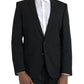 Black MARTINI Slim Fit Jacket Coat Blazer