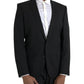 Giacca cappotto blazer slim fit MARTINI nero