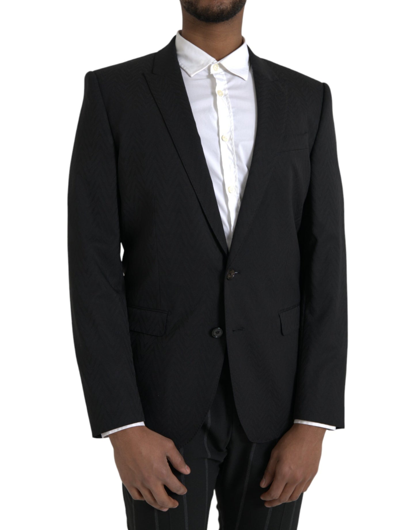 Giacca cappotto blazer slim fit MARTINI nero