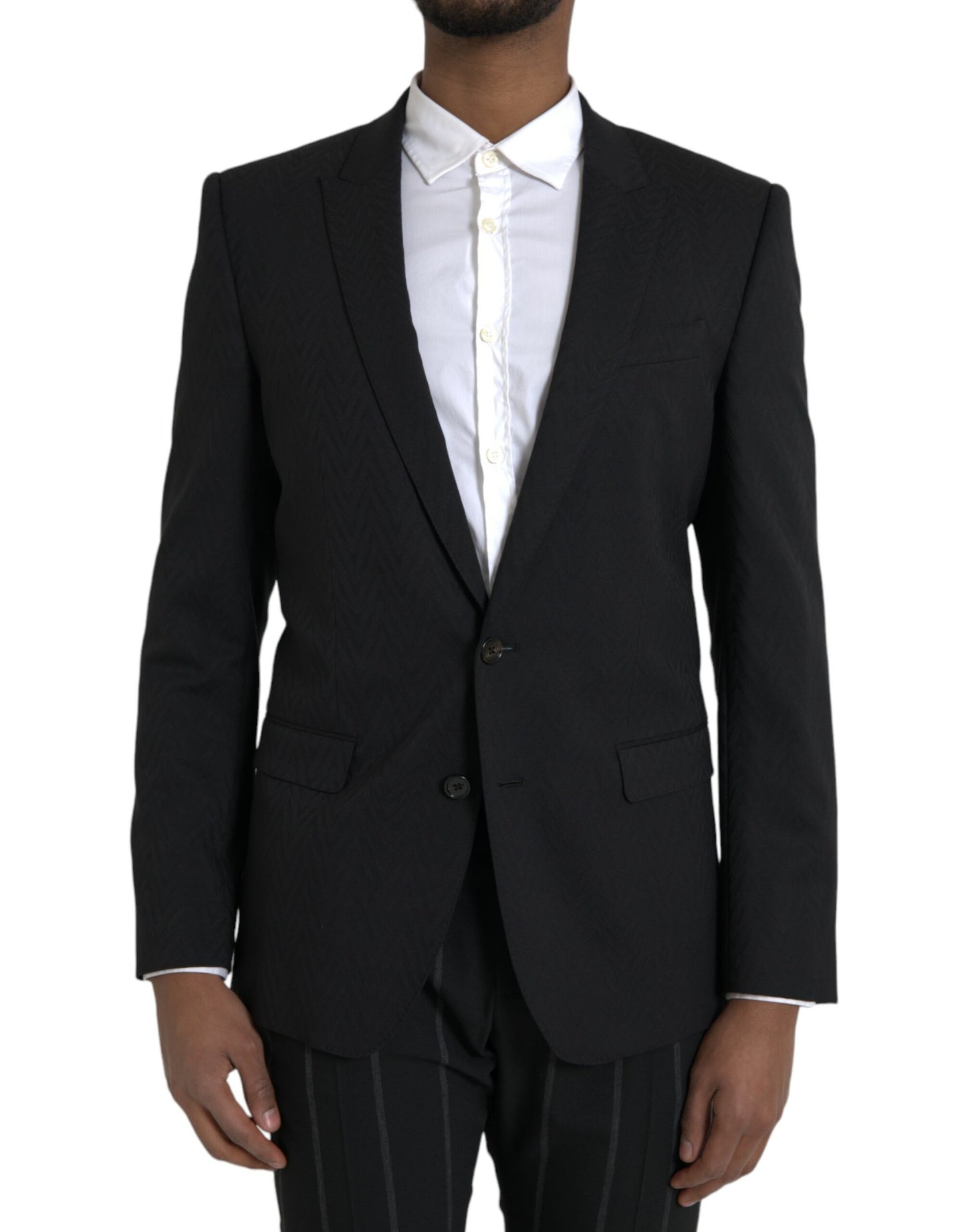 Giacca cappotto blazer slim fit MARTINI nero