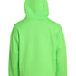 Neongrüner Kapuzenpullover