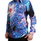Mehrfarbiges Luminarie Slim MARTINI-Hemd