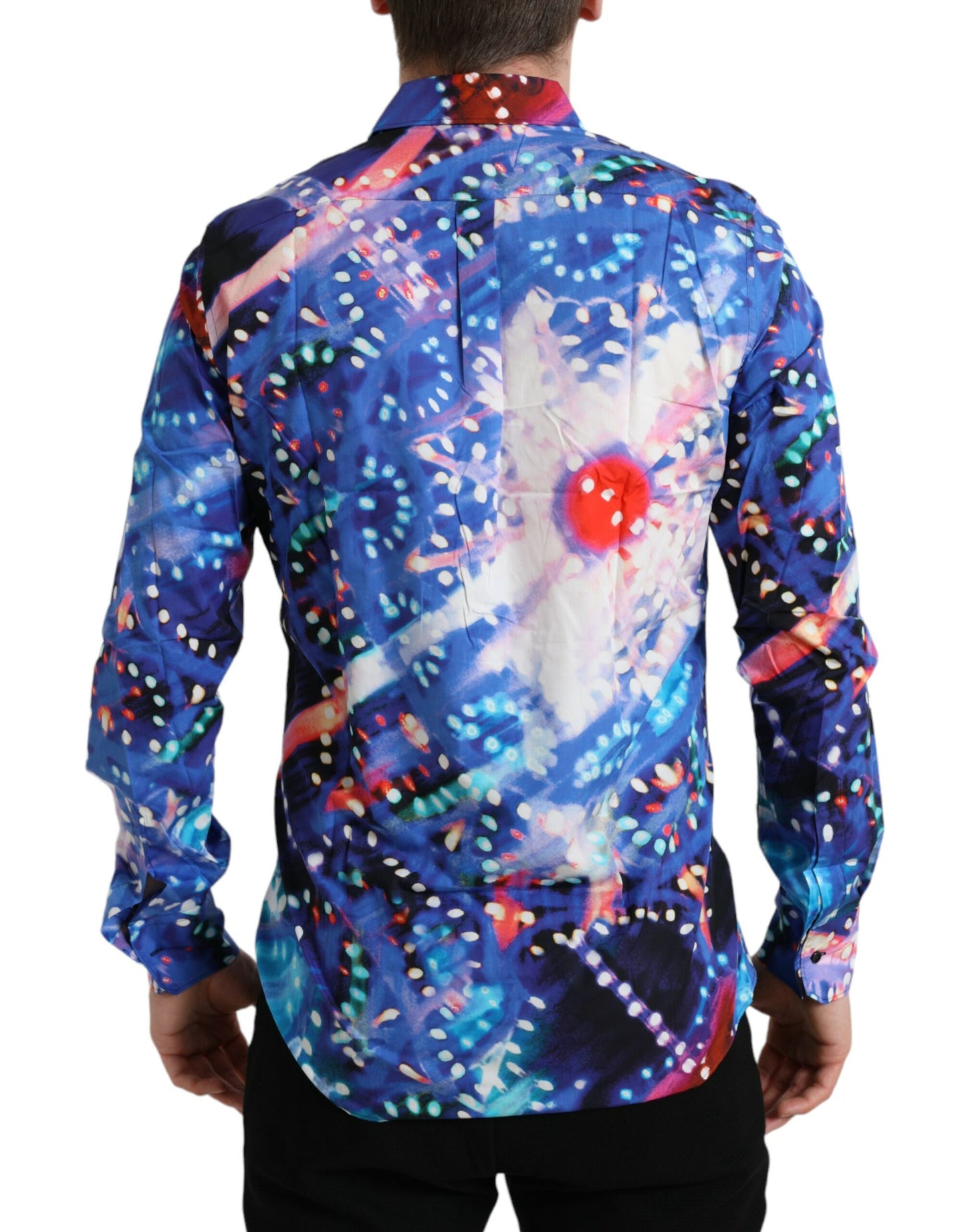 Mehrfarbiges Luminarie Slim MARTINI-Hemd