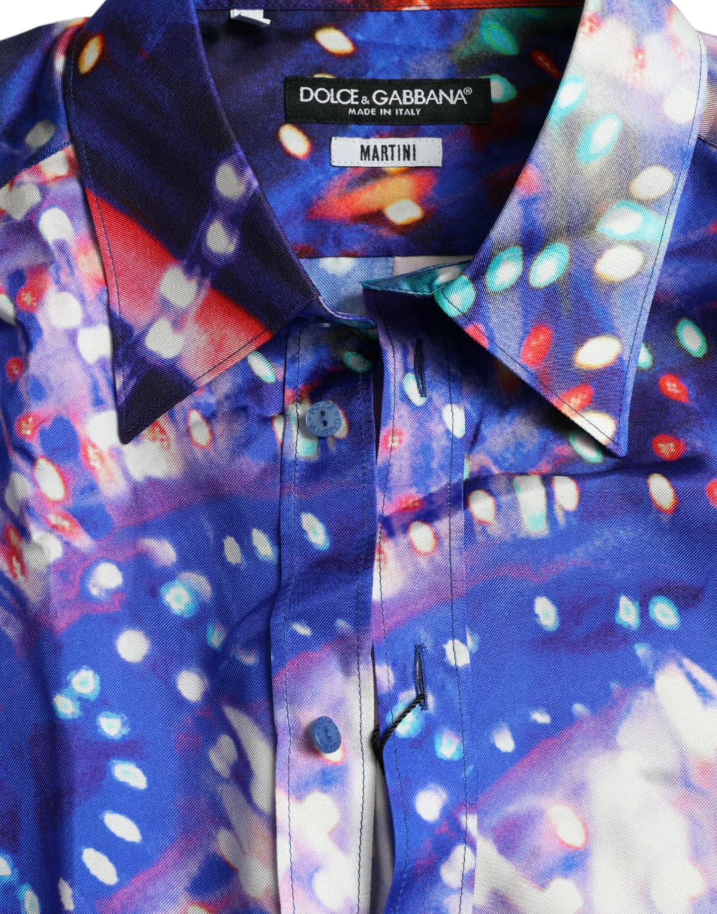 Violettes Luminarie Slim MARTINI Seidenhemd