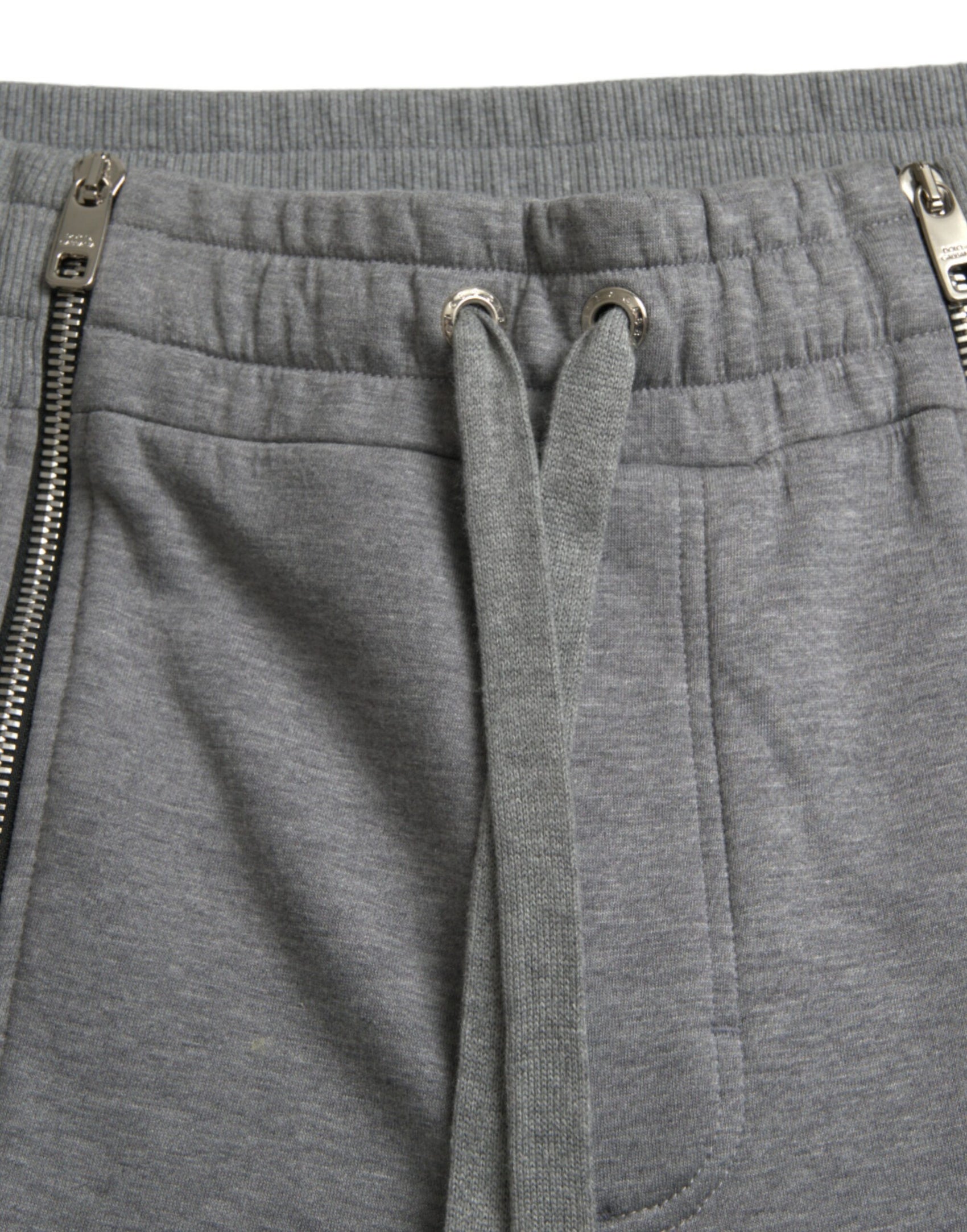 Graue Jogginghose aus Baumwolle mit schmalem Schnitt