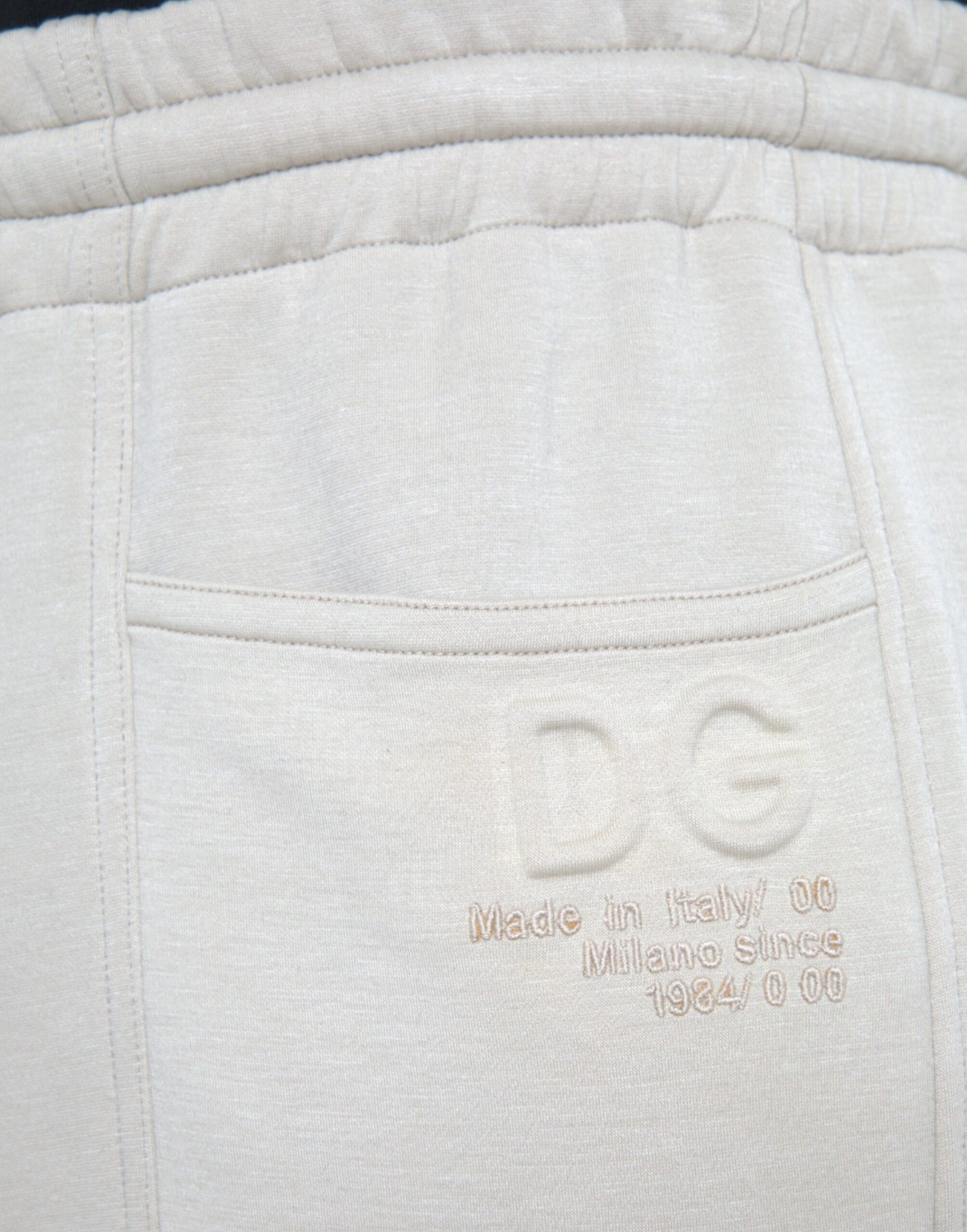 Off White Viskose Cargo Jogger Jogginghose Hose