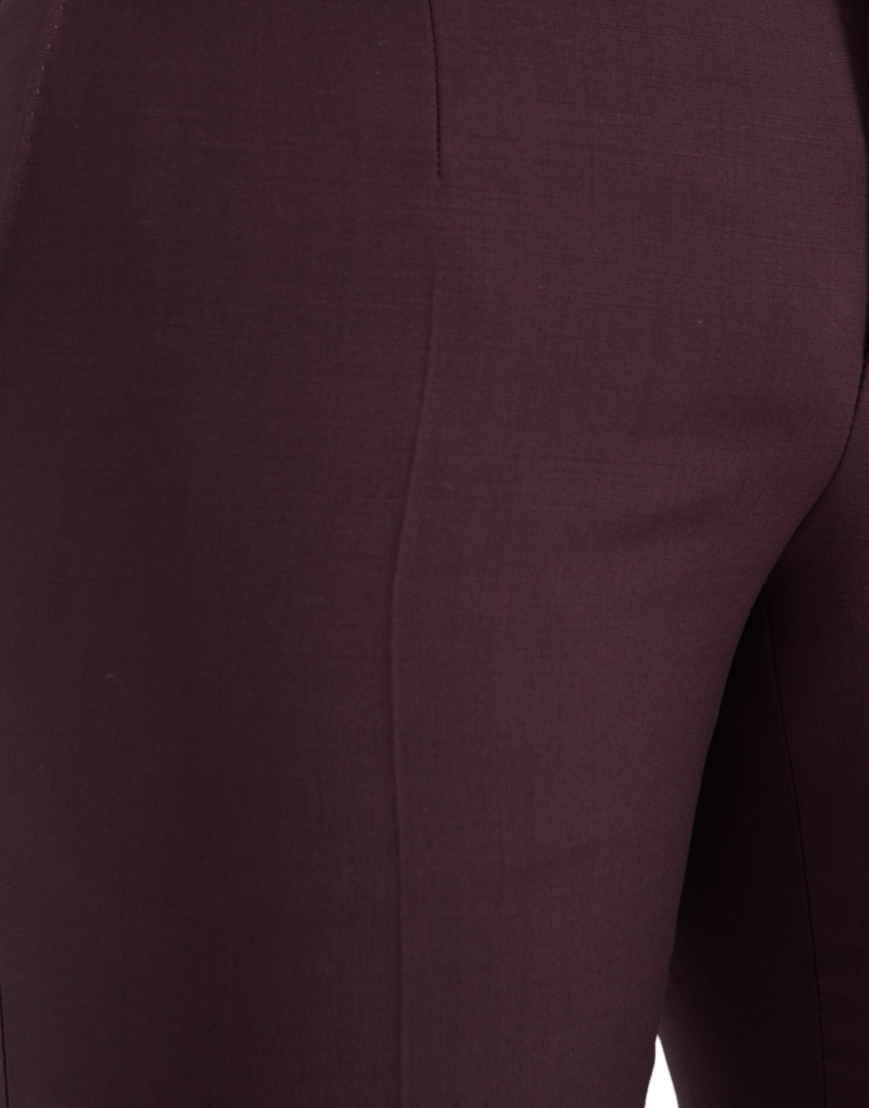 Kastanienbraune Anzughose aus Wolle für Herren in Slim Fit
