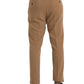 Beige Cashmere Men Straight Fit Dress Pants