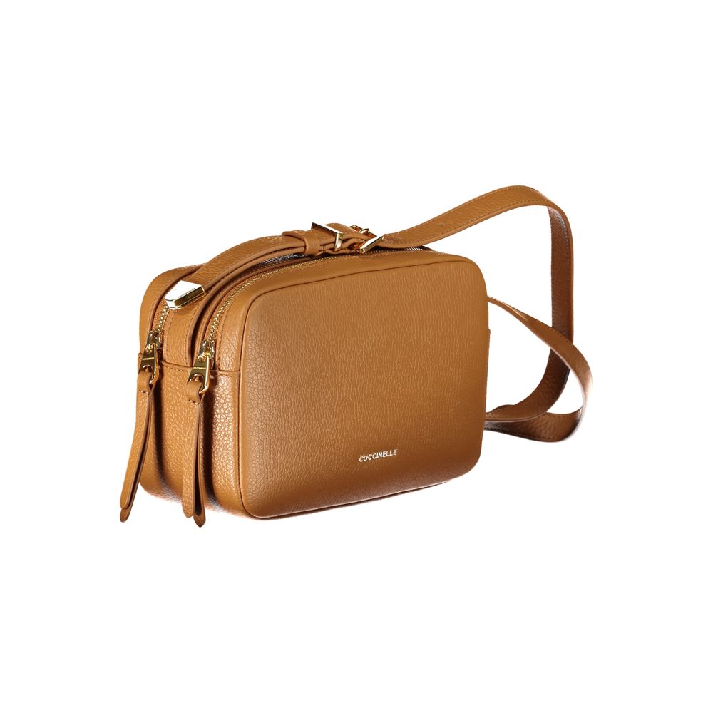 Braune Lederhandtasche