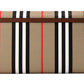 Hannah Icon Stripe Archive Tan E-Canvas Leather Wallet Crossbody Bag