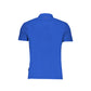 Blue Cotton Polo Shirt