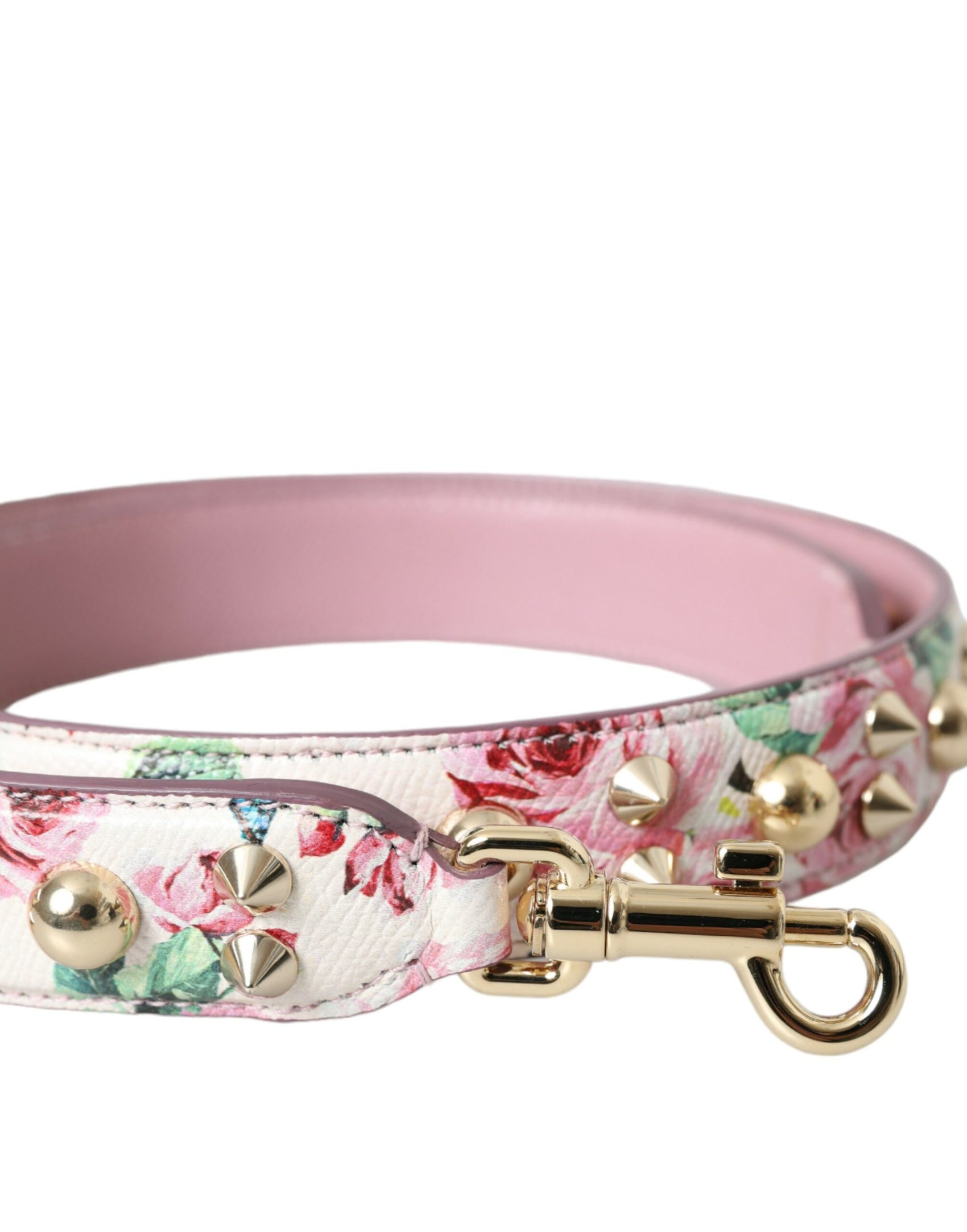 Rosa Schultergurt für Handtaschenzubehör mit Blumenmuster