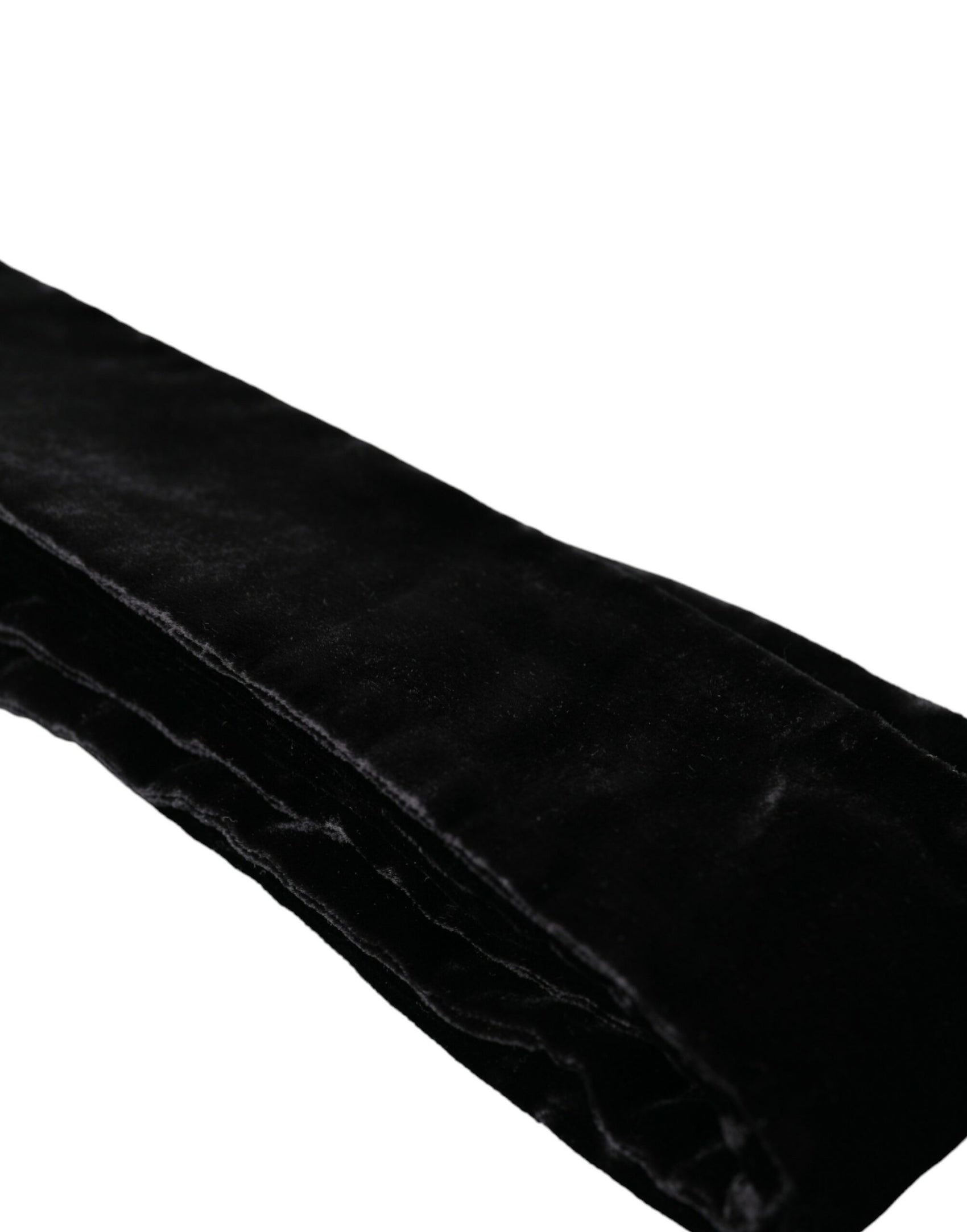 Schwarzer Viskose-Gürtel mit breiter Taille für Damen