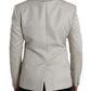 Beige MARTINI Single Breasted Coat Blazer