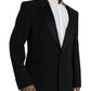 Black SICILIA Single Breasted Coat Blazer