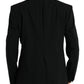 Black SICILIA Single Breasted Coat Blazer