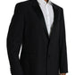 Blue MARTINI Single Breasted Coat Blazer