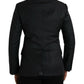 Black Stripe MARTINI Single Breasted Coat Blazer