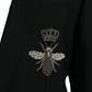 Black Crown Bee MARTINI Single Breasted Coat Blazer