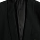 Black Crown Bee MARTINI Single Breasted Coat Blazer