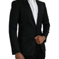 Black Wool MARTINI Single Breasted Blazer