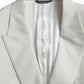 White Wool MARTINI Double Breasted Blazer