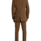 Brown Cashmere 2 Piece Single Breasted Suit