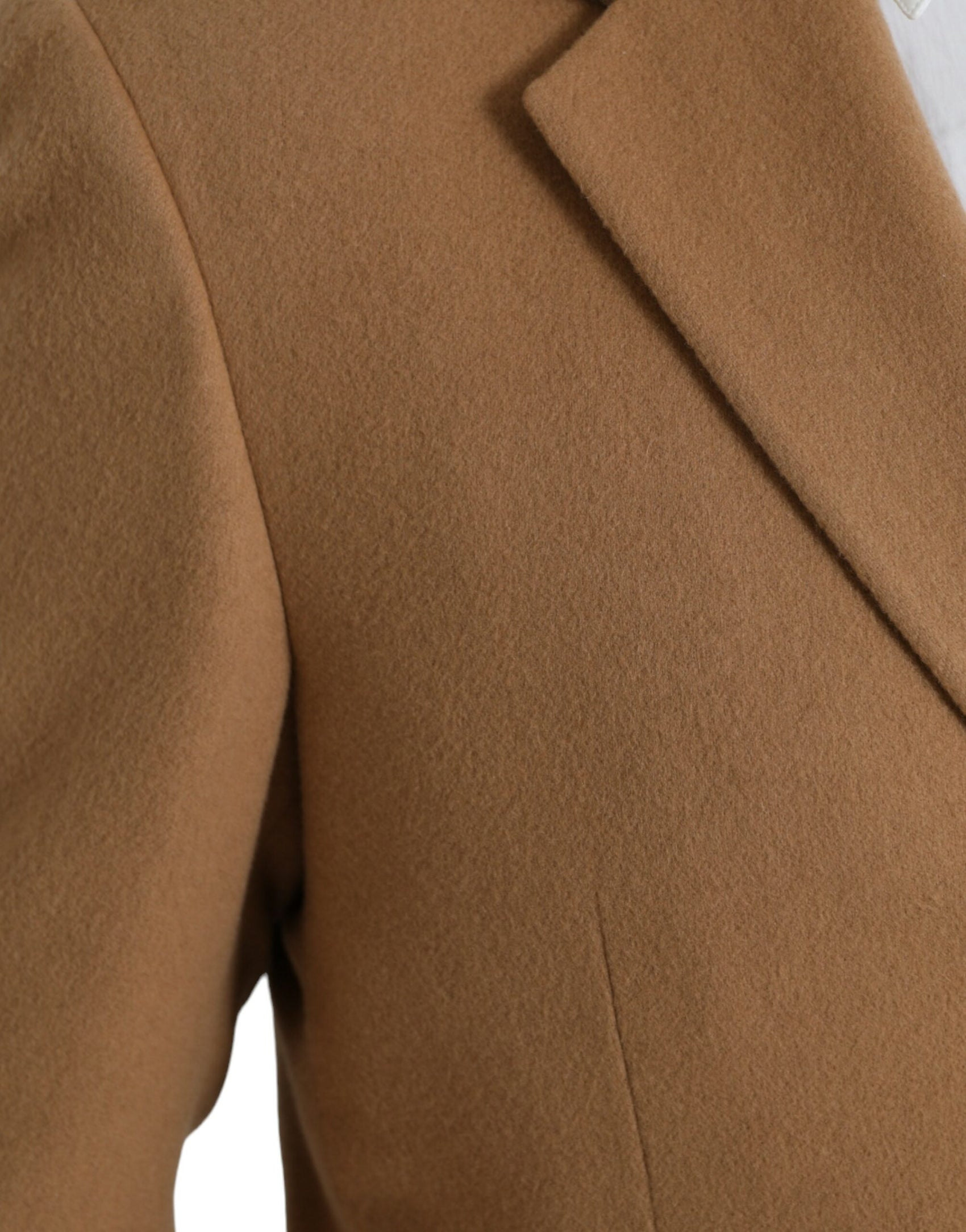Abito monopetto in cashmere marrone 2 pezzi