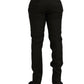 Dunkelbraune Slim Fit Anzughose aus Wolle