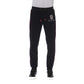 Black Cotton Men Pants