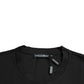 Schwarzes T-Shirt mit Rundhalsausschnitt „With Love Always“
