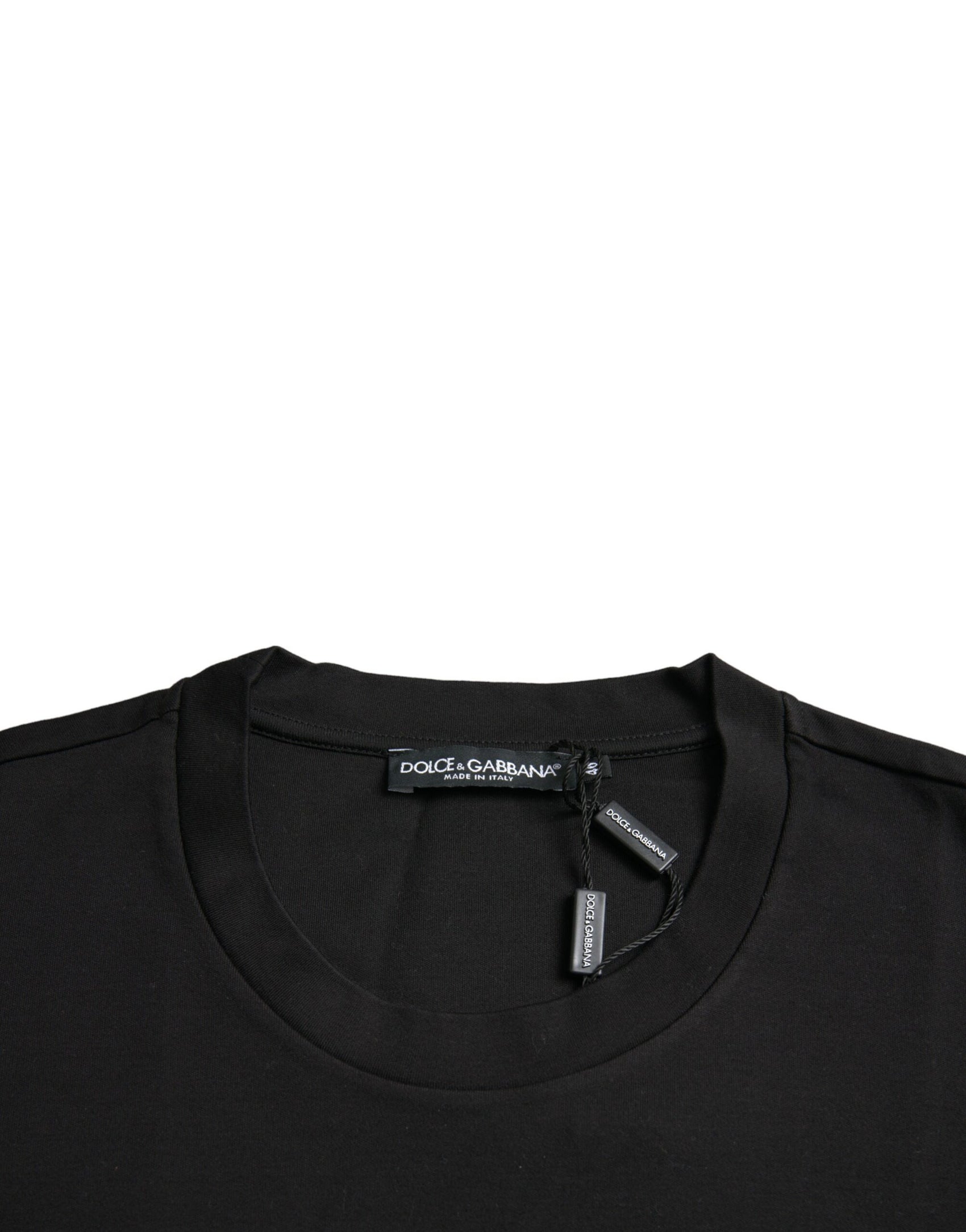 Schwarzes T-Shirt mit Rundhalsausschnitt „With Love Always“