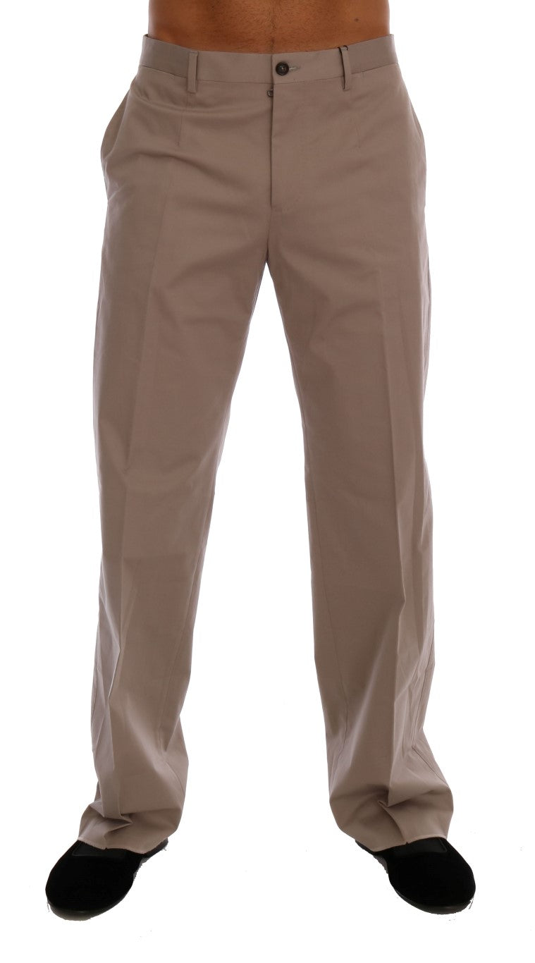 Schicke beige Chinos Freizeithose