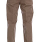 Pantaloni casual in chino beige chic