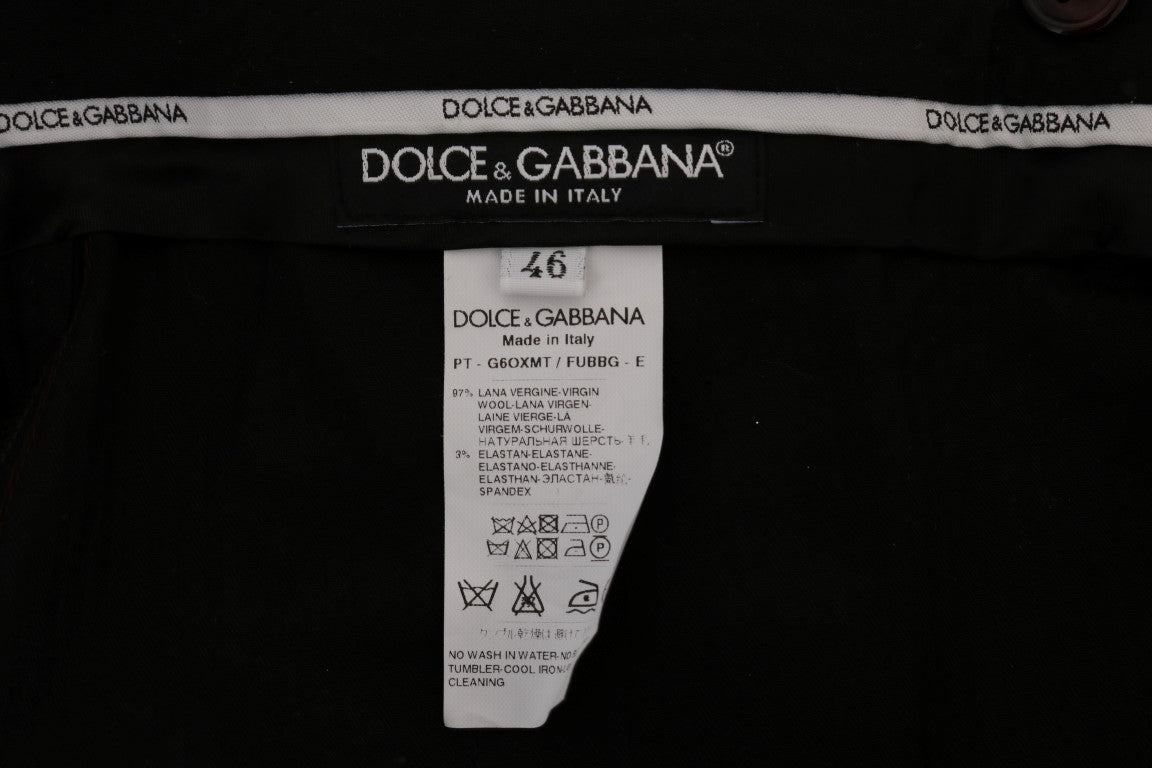 Elegante Slim Fit Anzughose in Lila