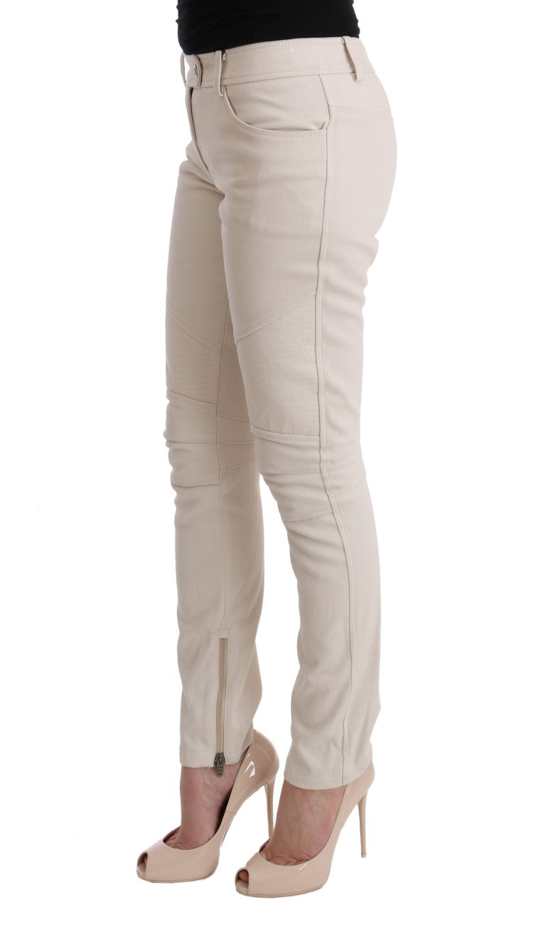 Schicker weißer Slim Fit Denim Treasure