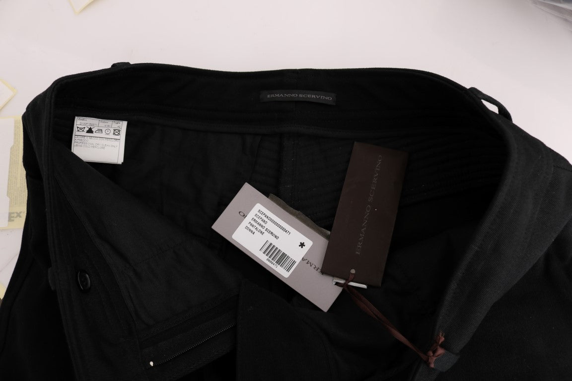 Schicke schwarze Slim Fit Hose