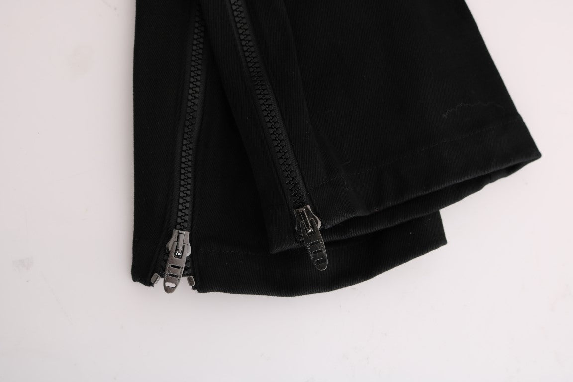 Schicke schwarze Slim Fit Hose
