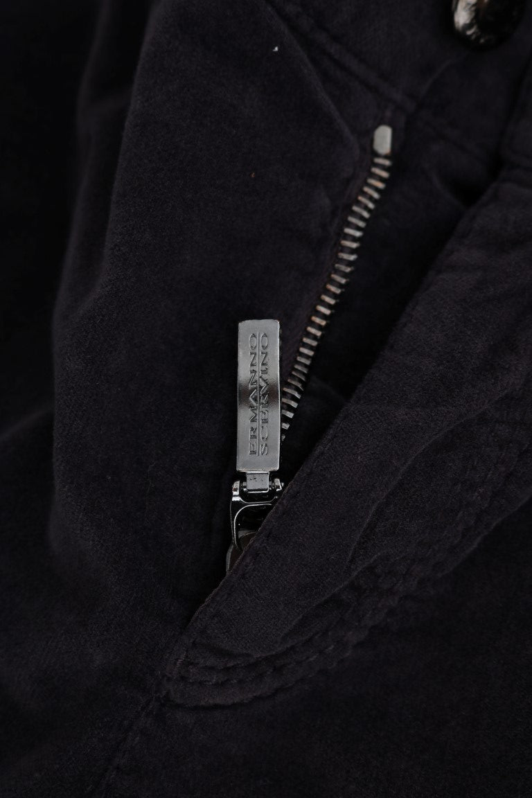 Schicke braune Caprihose aus Baumwolle