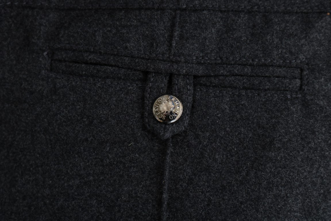 Pantaloni skinny casual grigi chic