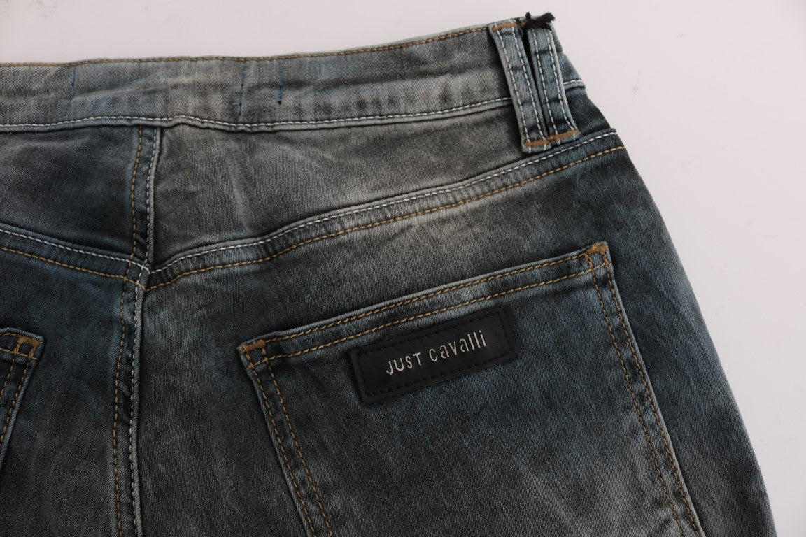 Schicke Slim Fit Jeans in blauer Waschung