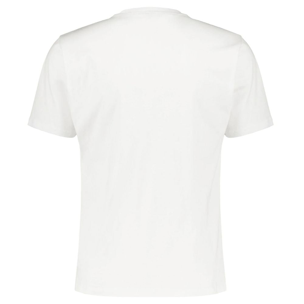 T-shirt da uomo in cotone bianco